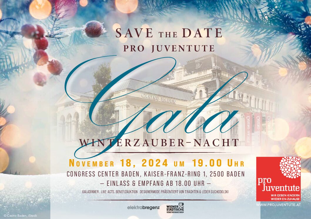 Winterzauber-Nacht – Pro Juventute Gala im Casino Baden bei Wien